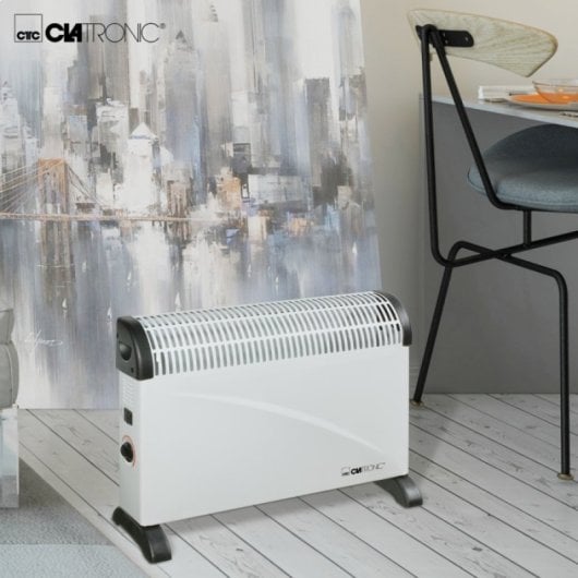 Radiador Eléctrico Bomann KH 3077 2000W compacto termostato silencioso y asas de transporte