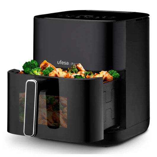 Ufesa Parrot 6 Liter Heißluftfritteuse mit Dampf und Doppelwiderstand, 10 Programme – 72806002