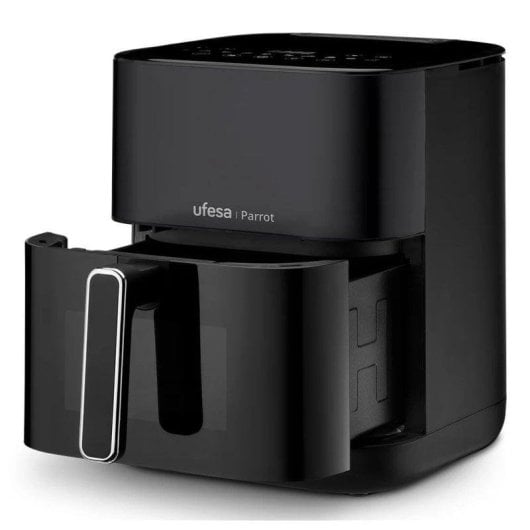 Fritadeira de Ar Ufesa Parrot 6L 1800W Dupla Resistência Vapor Recetário Digital
