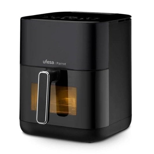Fritadeira de Ar Ufesa Parrot 6L 1800W Dupla Resistência Vapor Recetário Digital