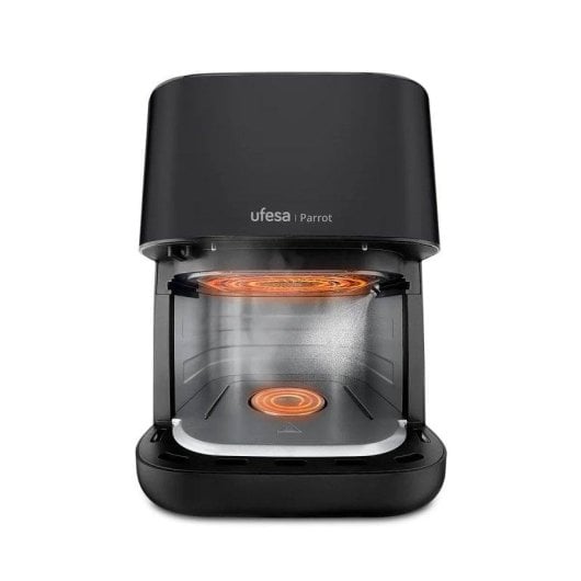 Fritadeira de Ar Ufesa Parrot 6L 1800W Dupla Resistência Vapor Recetário Digital