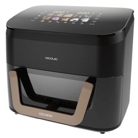 Friteuse à air Cecotec Cecofry 11L 2900W double bac avec fumoir et grill