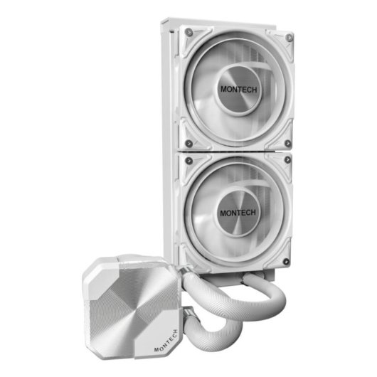 Refrigeración Líquida Montech HyperFlow S240 240mm 2 Lüfter ARGB Weiß
