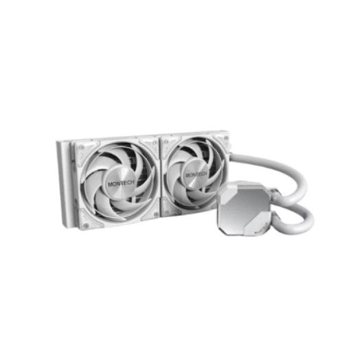 Refrigeración Líquida Montech HyperFlow S240 240mm 2 Lüfter ARGB Weiß