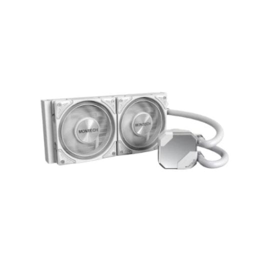 Refrigeración Líquida Montech HyperFlow S240 240mm 2 Lüfter ARGB Weiß