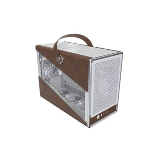 Torre Montech Heritage Pro White Micro-ATX 1x USB-C 4 Ventiladores 400mm GPU Vidrio Templado