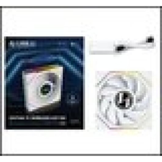 Refroidissement par air Lian Li 120 mm UNIFAN TL-LCD sans fil ARGB 1900 tr/min LCD blanc