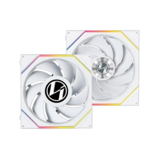 Refroidissement par air Lian Li 120 mm UNIFAN TL-LCD sans fil ARGB 1900 tr/min LCD blanc