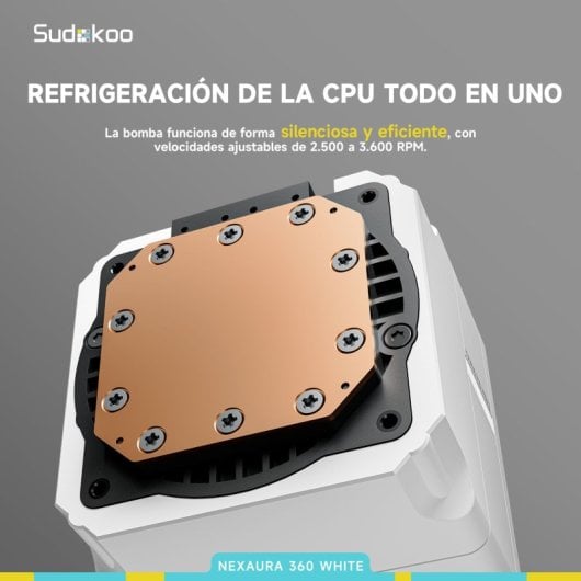 Sudokoo NEXAURA 240 mm 2-Lüfter RGB Innovative Flüssigkeitskühlung