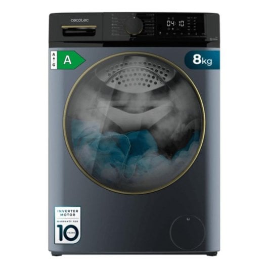 Waschmaschine Cecotec Bolero DressCode 8610 8kg 1400rpm A Ice Blue Dampfprogramm Wäsche hinzufügen