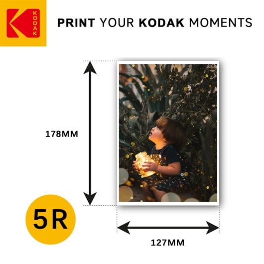 Papel Fotográfico Satinado 280g/m² 13x18 cm Kodak Ultra Premium Alta Durabilidad