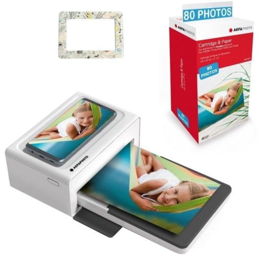 Drucker Sublimation Bluetooth Agfa Realipix Moments AMO46 Smartphone-Druck