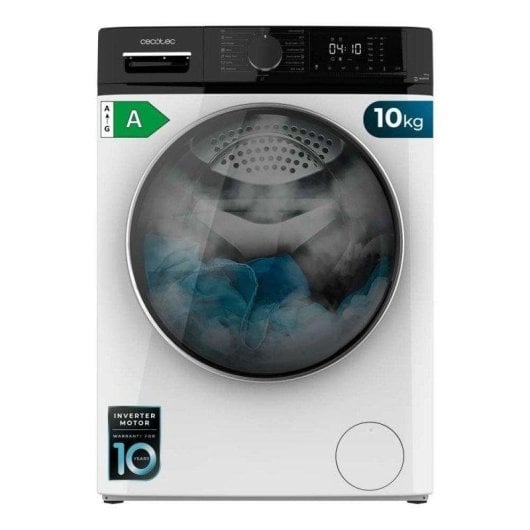 Lava-linge Cecotec Bolero DressCode 10610 Hublot 10kg 1400rpm A Blanc Vapeur IA