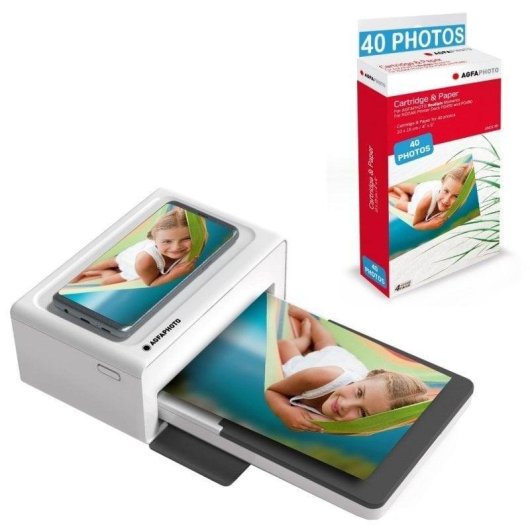 Drucker Sublimation Bluetooth Agfa Realipix Moments AMO46 mobiler Fotodruck widerstandsfähig