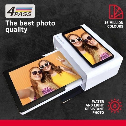 Drucker Sublimation Bluetooth Agfa Realipix Moments AMO46 mobiler Fotodruck widerstandsfähig