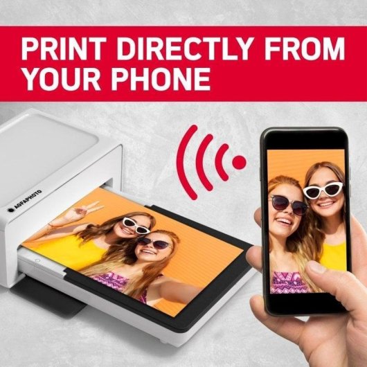 Drucker Sublimation Bluetooth Agfa Realipix Moments AMO46 mobiler Fotodruck widerstandsfähig