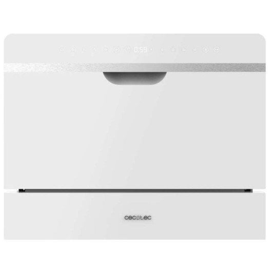 Geschirrspüler Cecotec Bolero Aguazero 2500 S-BI 6 Maßgedecke D Touch Delay Start Schwarzglas