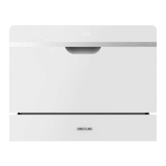 Geschirrspüler Cecotec Bolero Aguazero 2500 S-BI 6 Maßgedecke D Touch Delay Start Schwarzglas