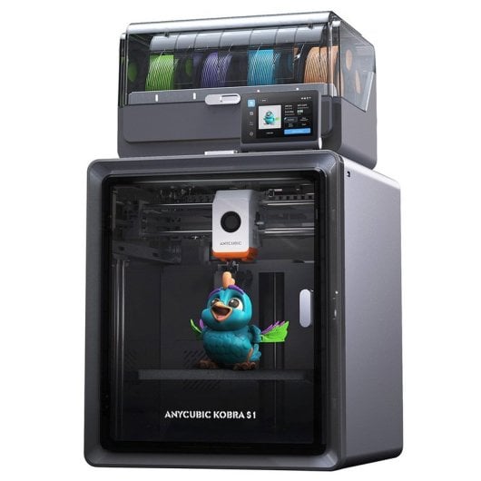 Impresora 3D Anycubic Kobra S1 Combo 8 Colores 600mm/s CoreXY Hotend 320°C