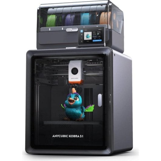 Stampante 3D Anycubic Kobra S1 Combo Direct Drive Multimateriale 250x250x250mm