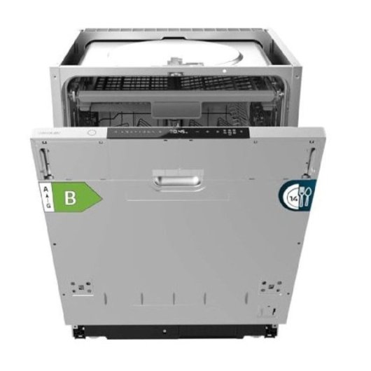 Lavavajillas Cecotec Integrable 14 Cubiertos Clase B Inverter Plus 8 Programas O2 Dry