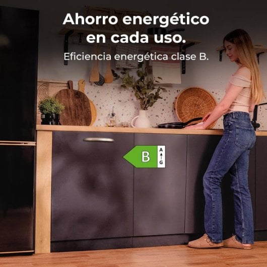 Lavavajillas Cecotec Integrable 14 Cubiertos Clase B Inverter Plus 8 Programas O2 Dry