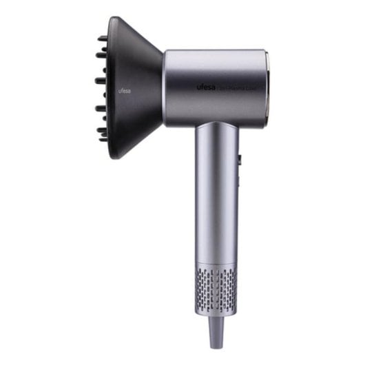 Secador de Cabelo Profissional Ufesa Ion-Plasma Luxe 1600W 3 Temperaturas 2 Velocidades Iónico Motor Digital Ecrã Digital Lavanda
