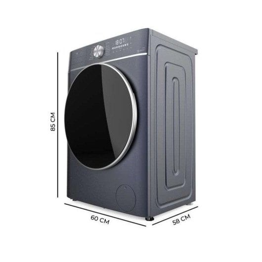 Lavadora Cecotec Bolero DressCode 8800 Inverter Carga Frontal 8kg 1400rpm A Ice Blue Vapor Inteligente