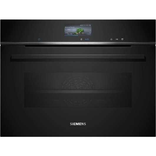 Horno eléctrico Siemens iQ700 CS736G1B1 47L Negro integrable con Home Connect