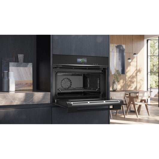 Horno eléctrico Siemens iQ700 CS736G1B1 47L Negro integrable con Home Connect