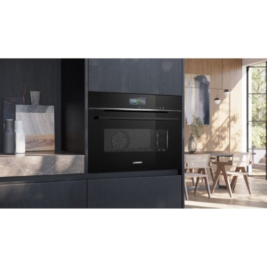 Horno eléctrico Siemens iQ700 CS736G1B1 47L Negro integrable con Home Connect