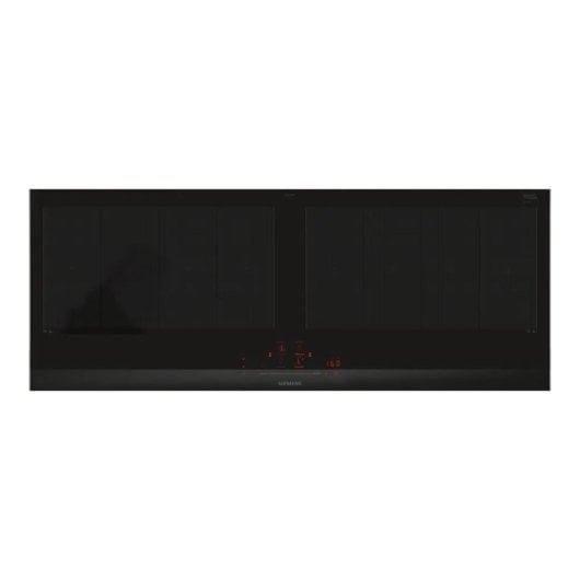Placa de Inducción Siemens EX275HXC1E 90cm Aluminio Negro 4 Zonas Vidrio y Cerámica
