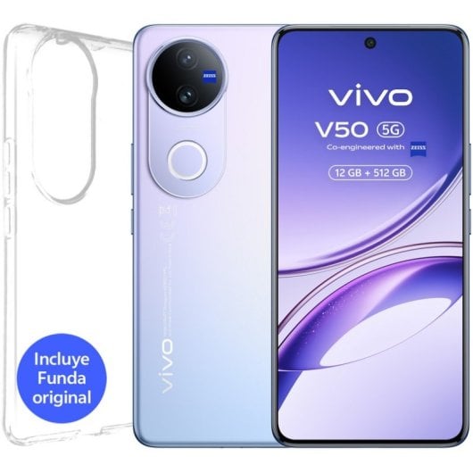 Vivo V50 5G 12GB/512GB Smartphone 6,77" AMOLED 6000mAh Roxo