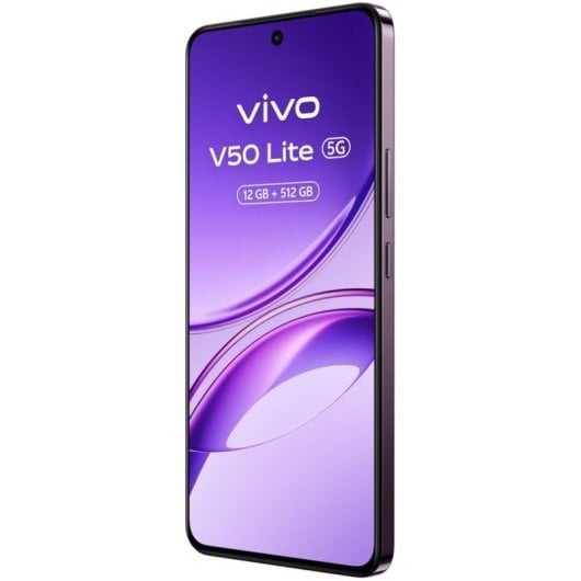 Smartphone Vivo V50 Lite 5G 12 GB/512 GB, 6,77" AMOLED, 6500 mAh, Nero