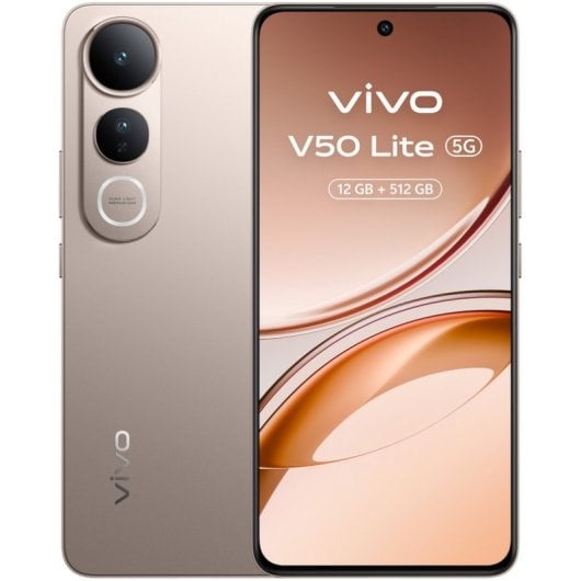 Vivo V50 Lite 5G 12GB/512GB Smartphone 6.77" AMOLED 6500mAh Dorado
