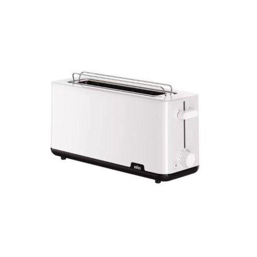 Tostapane Braun HT1110WH 2 fette 1030W Bianco incavo 25cm controllo rotativo