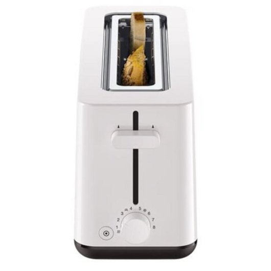 Tostapane Braun HT1110WH 2 fette 1030W Bianco incavo 25cm controllo rotativo