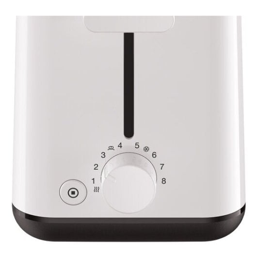 Tostador Braun HT1110WH 2 rebanadas 1030W Blanco ranura 25cm control giratorio