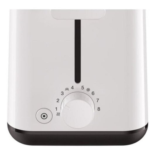 Tostapane Braun HT1110WH 2 fette 1030W Bianco incavo 25cm controllo rotativo