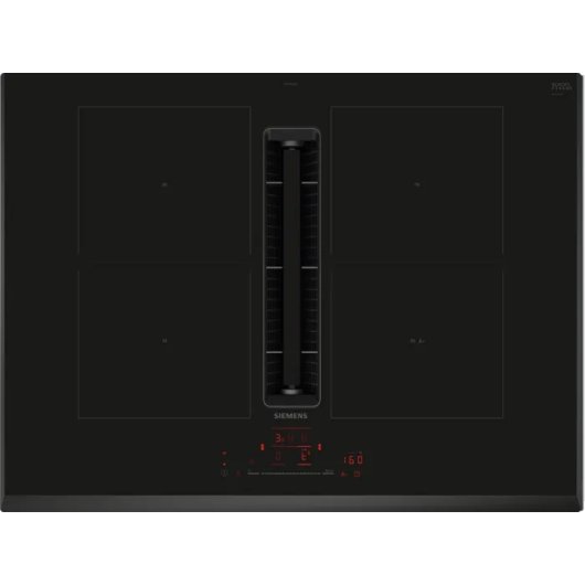 Placa Inducción Siemens ED751HQ26E 4 Zonas 71cm Vidrio Negro Home Connect PowerBoost