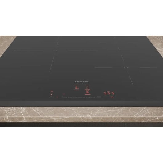 Placa inducción Siemens EH631HDC1E 3 Zonas Home Connect fryingSensor Pro 60cm Negro