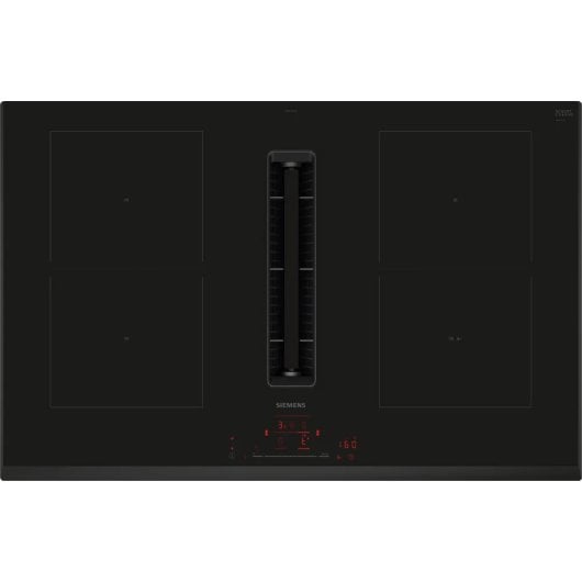 Placa Inducción Siemens iQ500 ED851HQ26E 80cm 4 Zonas Integrado Vidrio Negro Home Connect