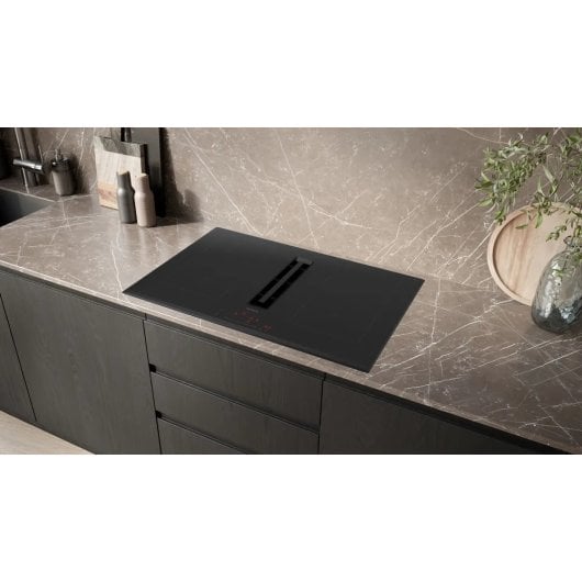 Placa Inducción Siemens iQ500 ED851HQ26E 80cm 4 Zonas Integrado Vidrio Negro Home Connect