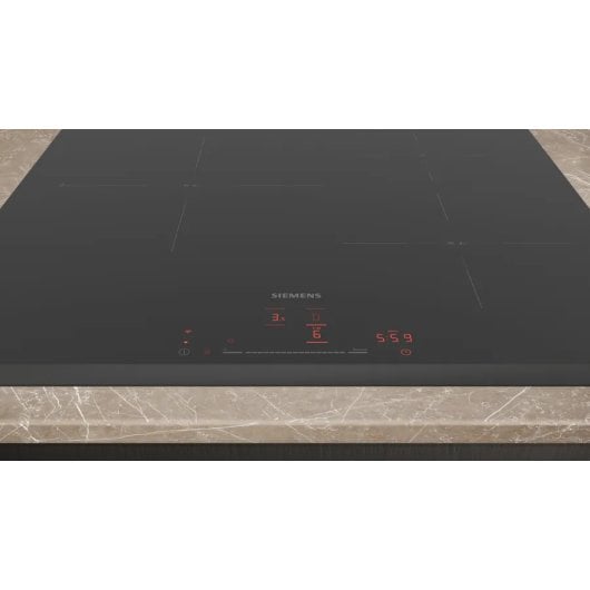 Placa de inducción Siemens EH631HCC1E 60cm WiFi Home Connect fryingSensor Pro 7400W Negro