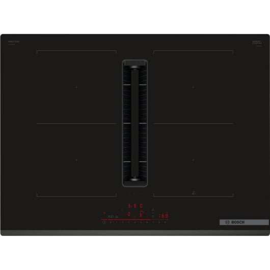 Placa inducción Bosch PVQ731H26E Serie 6 71cm 4 zonas extractor integrado Home Connect
