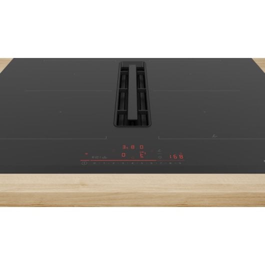 Placa inducción Bosch PVQ731H26E Serie 6 71cm 4 zonas extractor integrado Home Connect