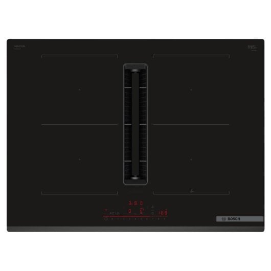 Placa inducción Bosch PVQ731H26E Serie 6 71cm 4 zonas extractor integrado Home Connect