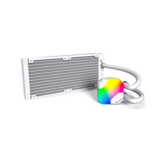 Montech Hyperflow 240mm Sistema di raffreddamento a liquido con 2 ventole PWM aRGB, AM5 Bianco