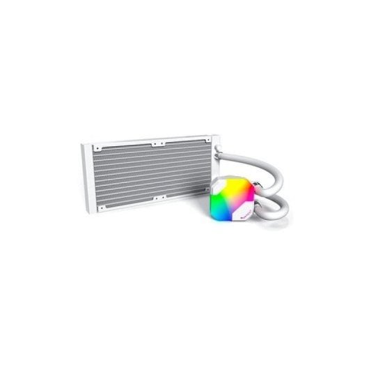 Montech Hyperflow 240mm Sistema di raffreddamento a liquido con 2 ventole PWM aRGB, AM5 Bianco