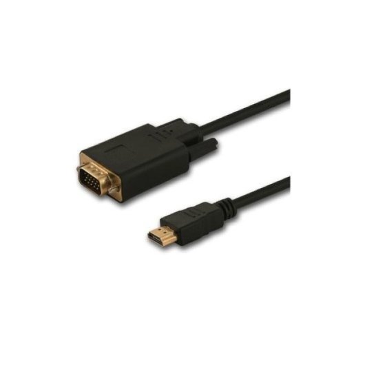 Cable HDMI a VGA Savio CL-103 1.8m 1080p Oro Macho/Macho Negro